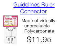 Guidelines Ruler Connector by Guidelines4Quilting