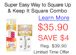 Save $3 on Super Easy Way To Square Up Combo by Guidelines4Quilting