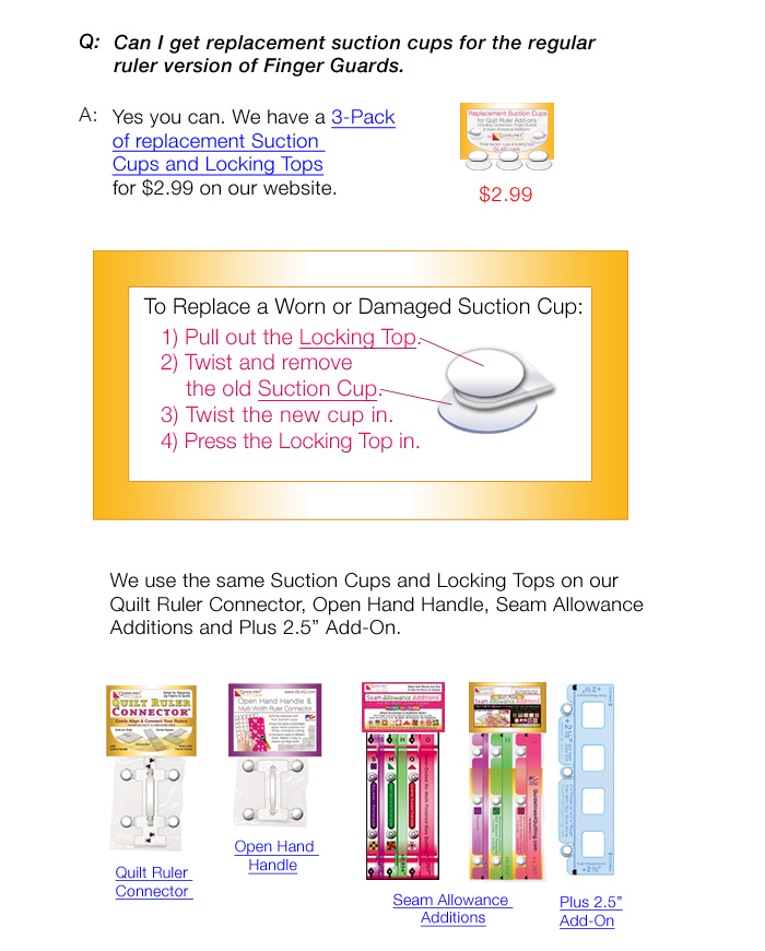 Replacement Suction Cups