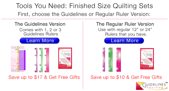 Finished Size Set Options