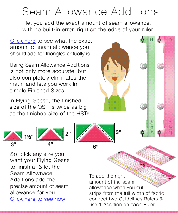 Seam Allowance Additions by Guidelines4Quilting