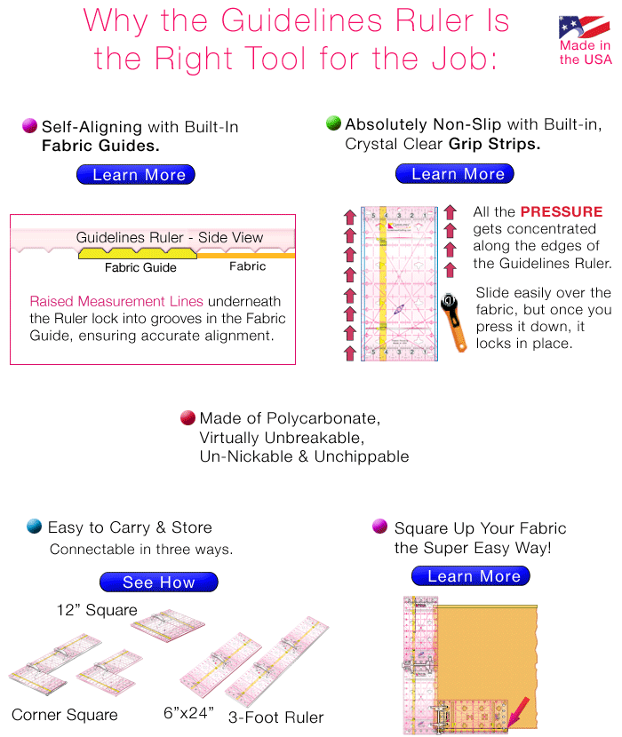 Guidelines Ruler by Guidelines4Quilting