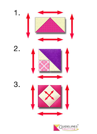 Grain Line - HST QST- Guidelines4Quilting