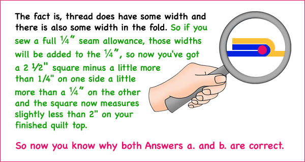Finished Size and Cut Size - Guidelines4Quilting